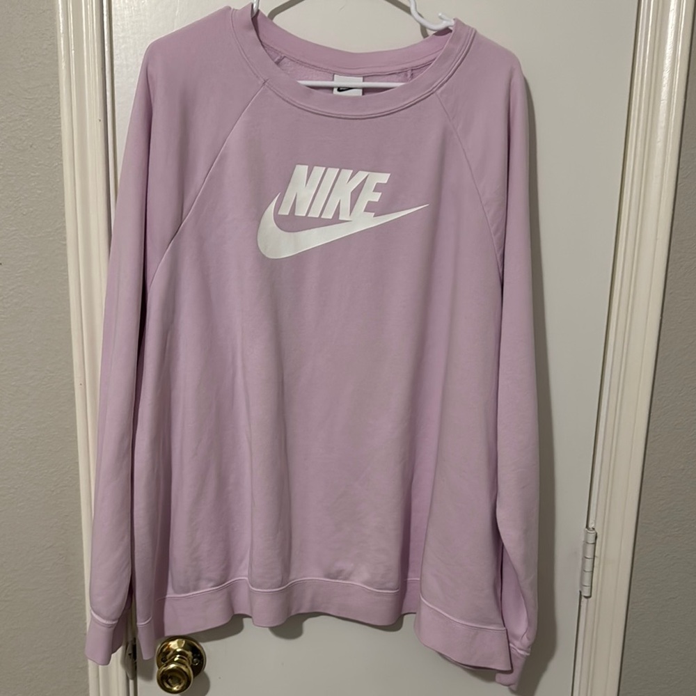 Nike Women's Lavender Sweatshirt